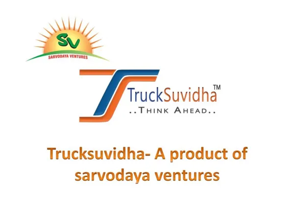 How To Use Your Registered Account with TruckSuvidha??