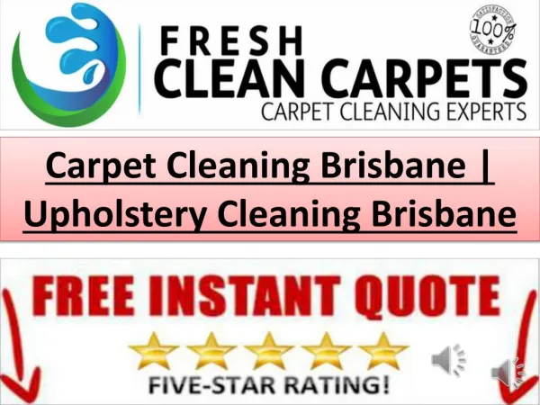 Carpet Cleaning Brisbane | Upholstery Cleaning Brisbane