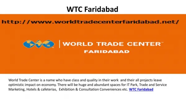WTC Faridabad