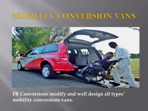 Mobility Car Conversions - FrConversions