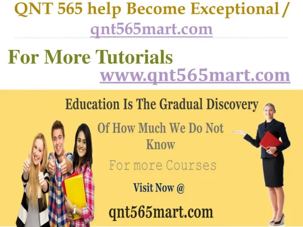 QNT 565 help Become Exceptional / qnt565mart.com