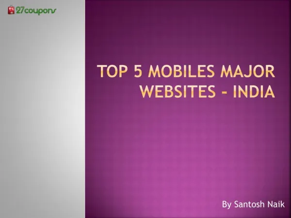 Top 5 Mobiles websites