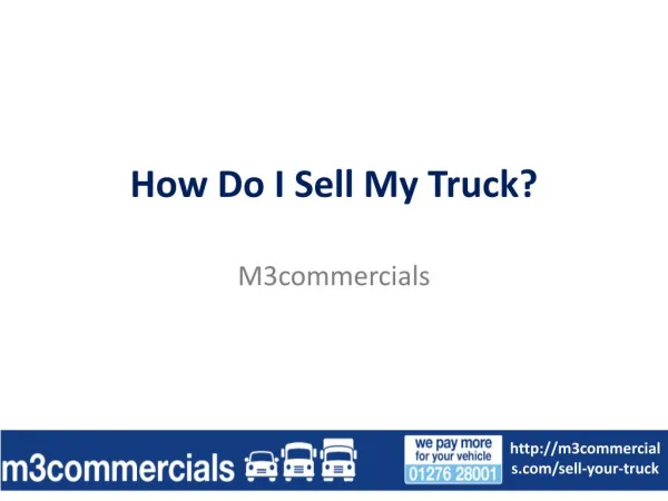 How Do I Sell My Truck?