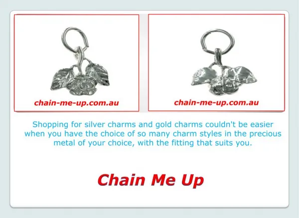 Solid Silver Charms made in Australia