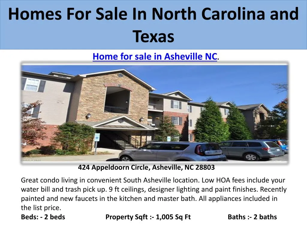 homes for sale in north carolina and texas