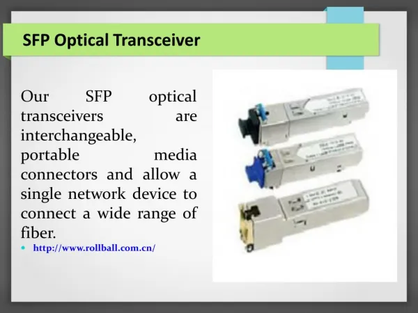 SFP Optical Transceiver