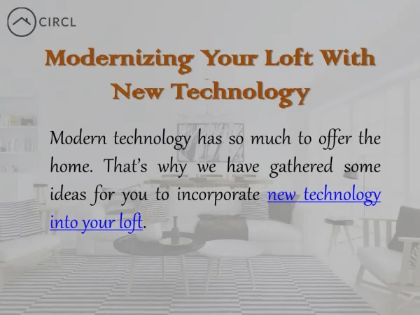 Find New Modern Lofts for Rent - CIRCL