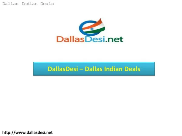 DallasDesi – Dallas Indian Deals