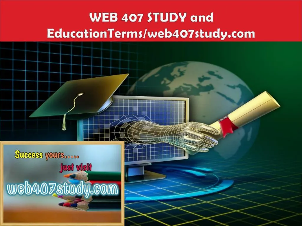 web 407 study and educationterms web407study com