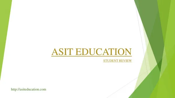 Asit education student review