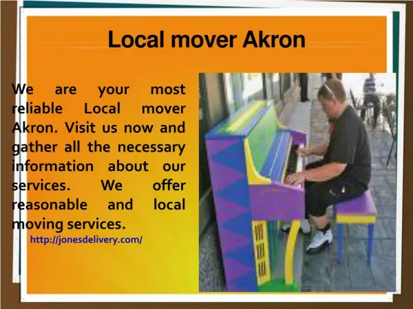 Local mover Akron