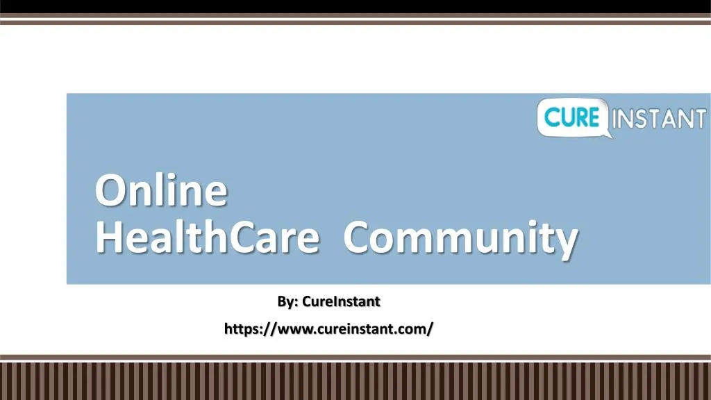 online healthcare community