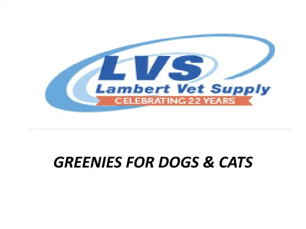 Greenies for Dogs at Lambert Vet Supply