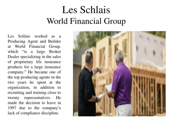 Les Schlais - World Financial Group