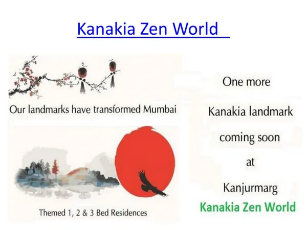 New Project By Kanakia Group Kanakia Zen World at Mumbai