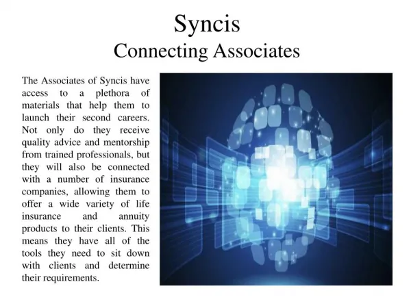 Syncis - Connecting Associates