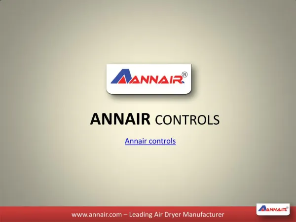 Annair -Mumbai Heatless air dryer Marufacturer and Supplier