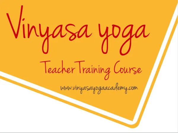 VINYASA YOGA TEACHER TRAINING COURSES IN INDIA