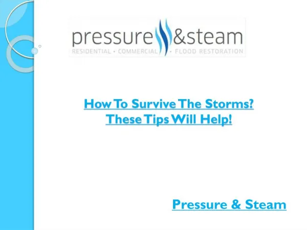 How To Survive The Storms? These Tips Will Help!