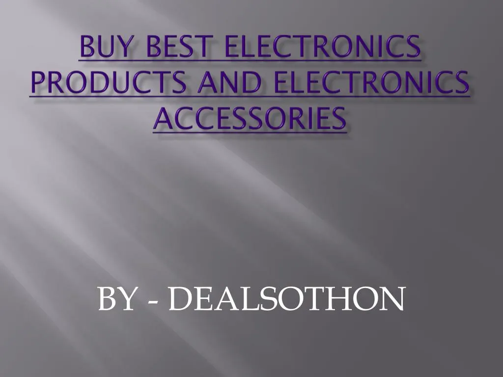 buy best electronics products and electronics accessories