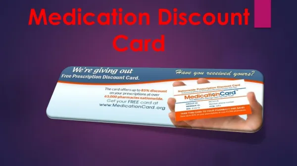 Medication Discount Card