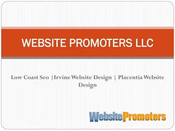 Irvine Website Design - websitepromoters.com