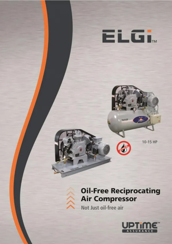 Oil Free Reciprocating Air Compressors