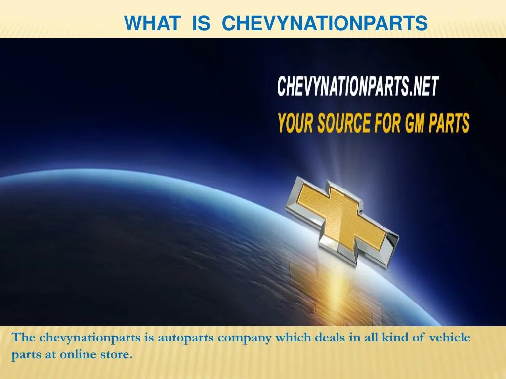 what is chevynationparts