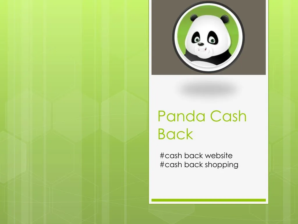 panda cash back