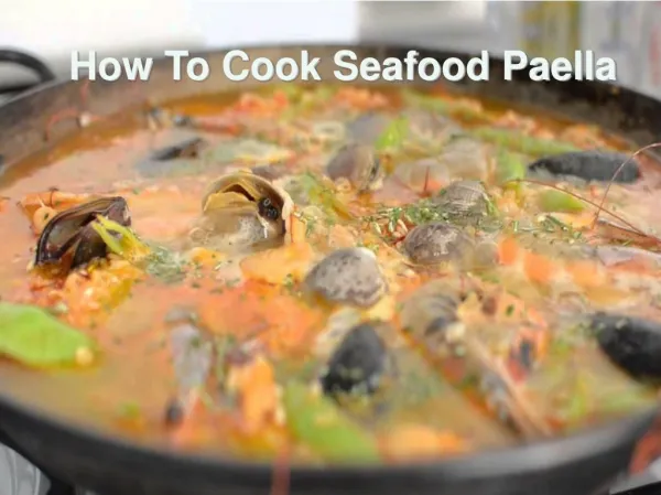 Want to try lip-smacking seafood paella?