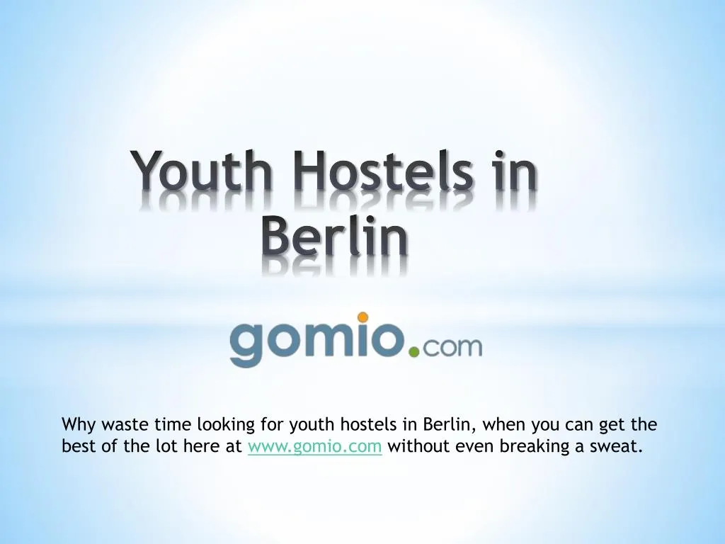 youth hostels in berlin