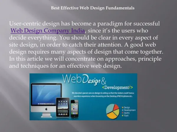 Web Design Company India