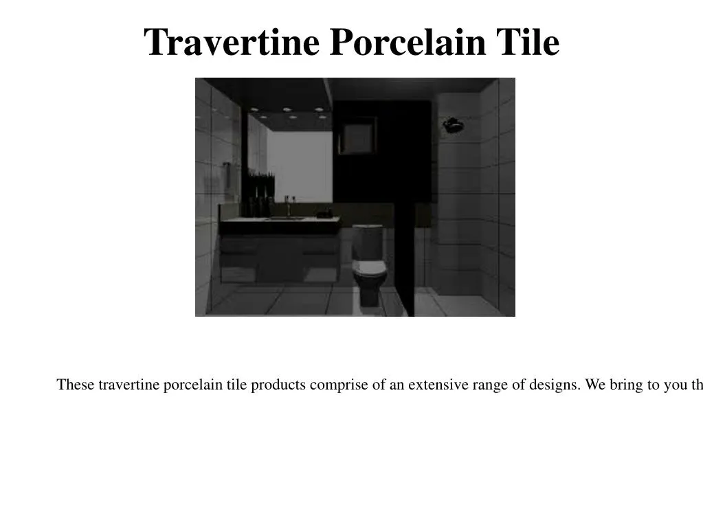 travertine porcelain tile