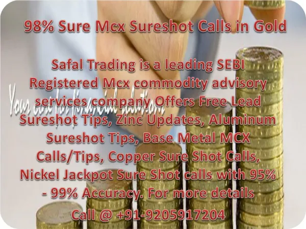 Crude Oil Trading Tips and MCX Trading Tips Provider in Commodity Market