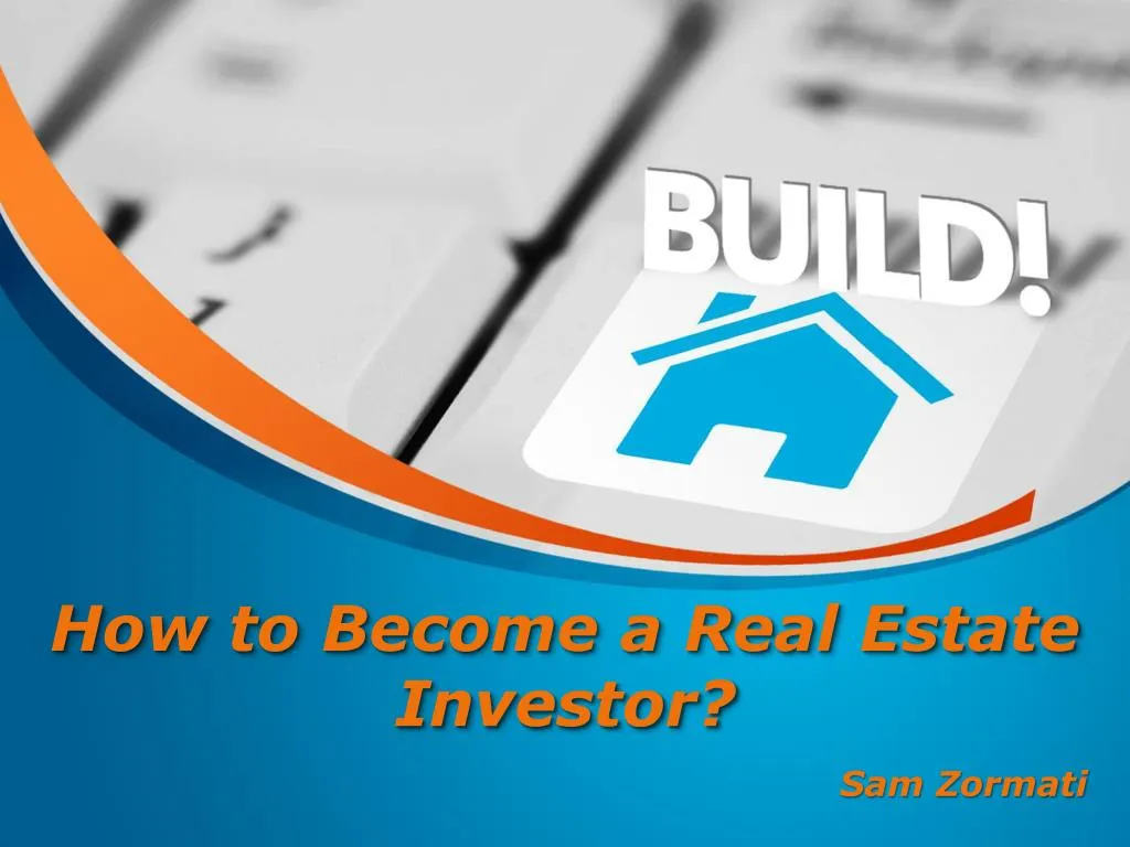 how to become a real estate investor