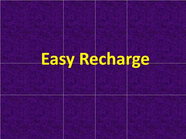Easy Mobile Recharge Discounts Offers