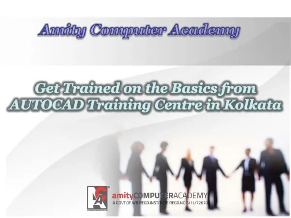 Get Trained on the Basics from AUTOCAD Training Centre in Kolkata