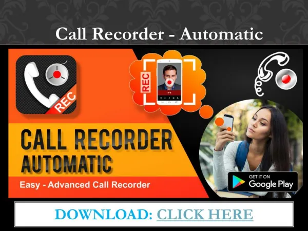 Automatic call recorder for android