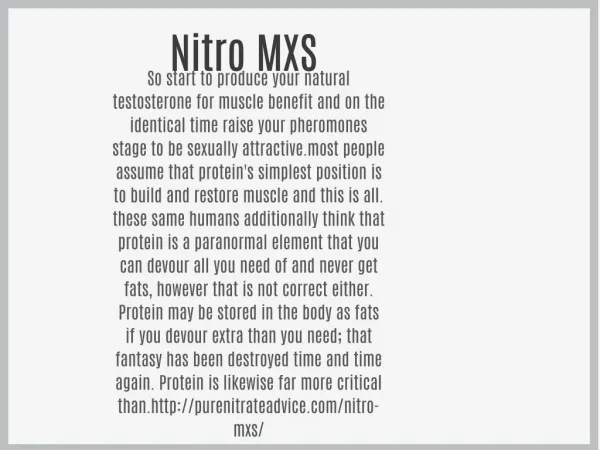 Nitro MXS