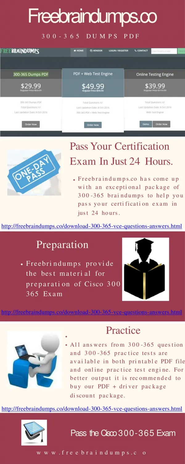 Pass Your Cisco 300-365 With Experts Help