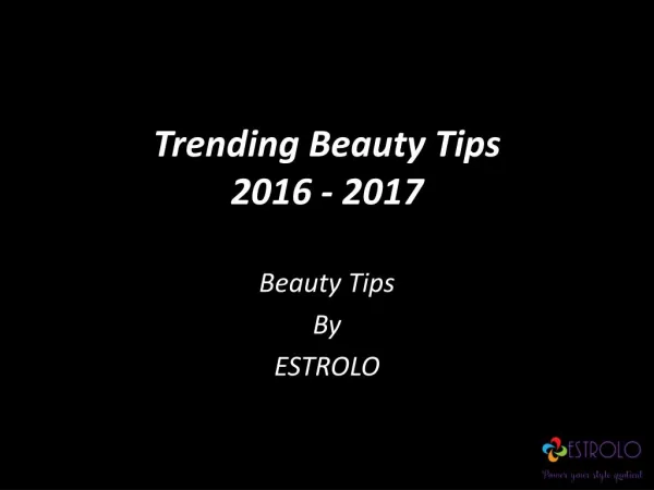 Trending Beauty Tips