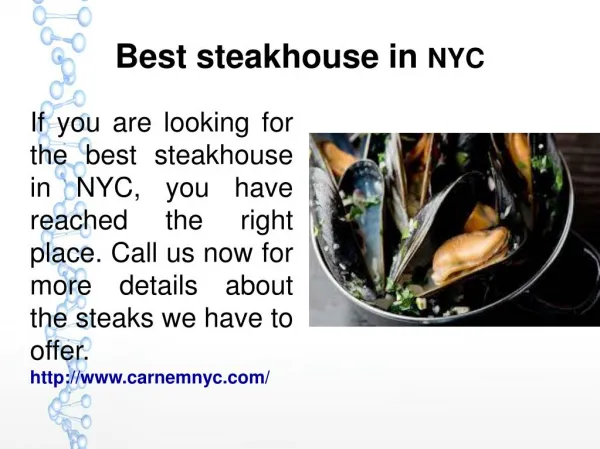 Best steakhouse in nyc