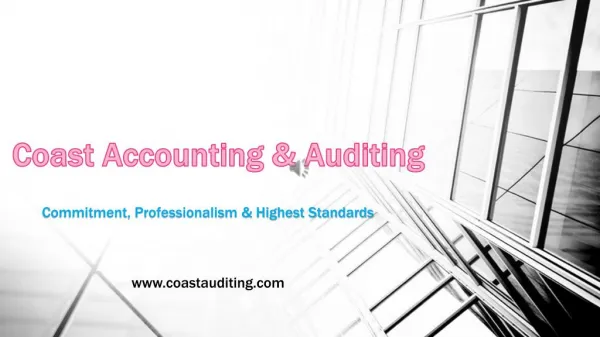 Best Accounting & Audit Firm in Dubai - Coast Accounting & Audit