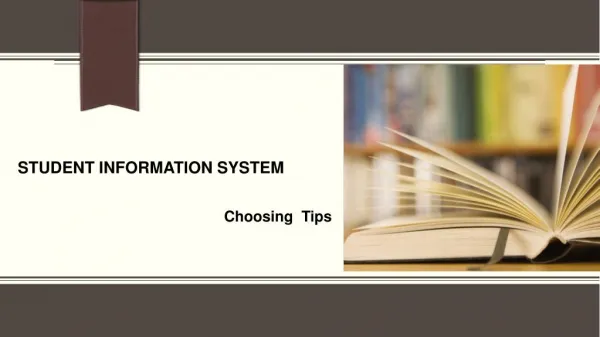 Tips for Choosing a Student Information System!