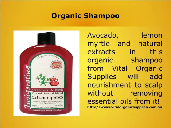 Organic Shampoo