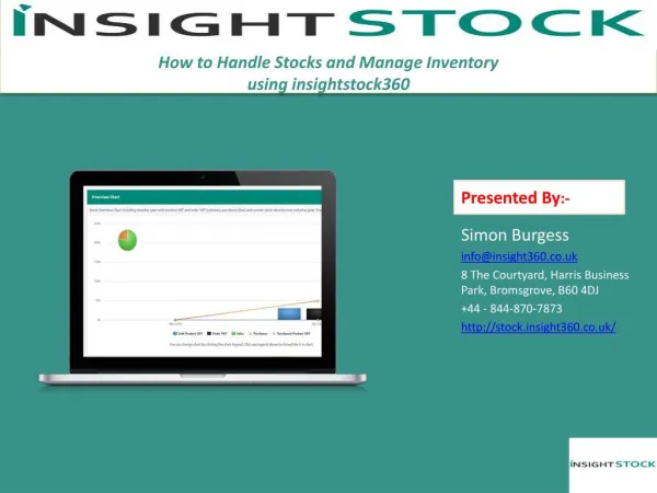 How to handle stocks and manage inventory using insightstock360