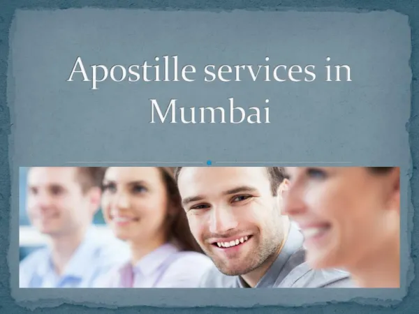 Apostille services in Mumbai