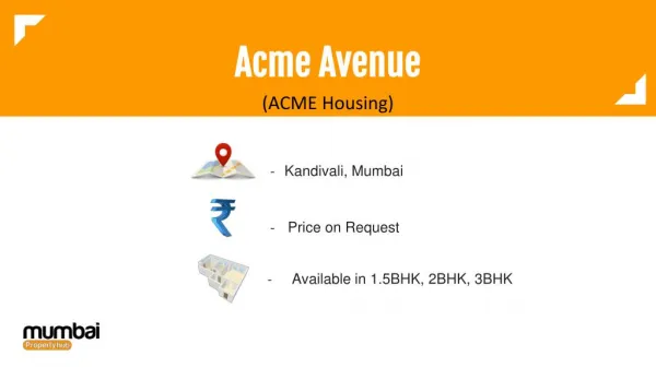 Acme Avenue by Acme Housing-Kandivali