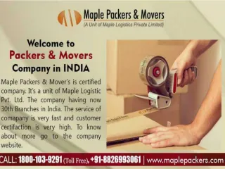 Packers and Movers Delhi - Maple packers and Movers in Delhi