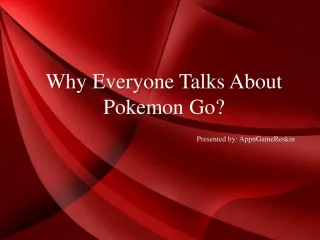 Why Everyone Talks About Pokemon Go? AppnGameReskin.com - slide 1